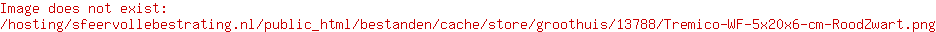 Tremico Rood/Zwart WF 6cm