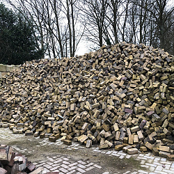 SBV06 Oude Gebakken Klinkers, Keiformaat, Geel-Brons, ob