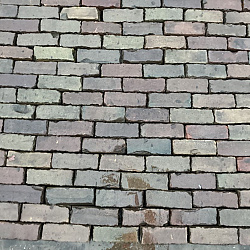 V26, Oude Gebakken Klinkers, Dikformaat, Rood-Paars genuanceerd