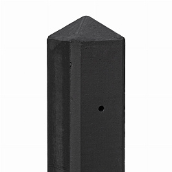 Betonpaal tussenpaal, Antraciet gecoat, 10 x 10 x 280cm