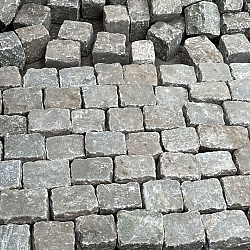 SBV10R, Natuursteenkeien, kasseien, porfier, graniet, 18x15x15