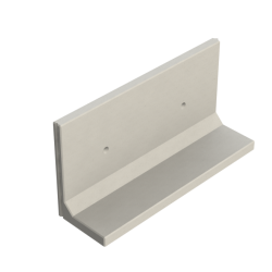 Keerwand CBX 100 - 200X60X100 - BETONGRIJS