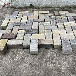 V46, Oude Gebakken Klinkers, Keiformaat, Genuanceerd