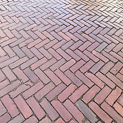 Oude gebakken klinkers, Dikformaat Rood-Paars WVO