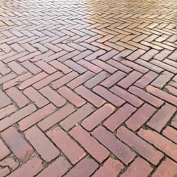 Oude gebakken klinkers, Dikformaat Rood-Paars WVO