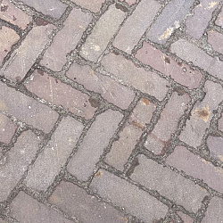 Oude gebakken klinkers, Dikformaat Rood-Paars WASS