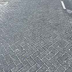 WZu, Gebruikte betonklinkers, Antraciet, 8cm