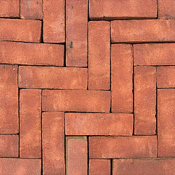 P035, Gebakken Klinkers, Rood-Bruin