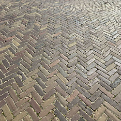 Wolz, Oude Gebakken Klinkers, Dikformaat, Genuanceerd