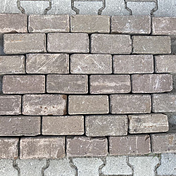 V50, Oude Gebakken Klinkers, Keiformaat, Rood-Bruin