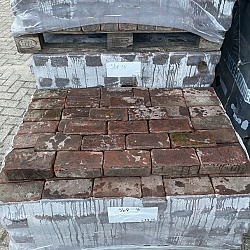 SBP16, Gebakken Klinkers, Platkeiformaat, Rood-Oranje