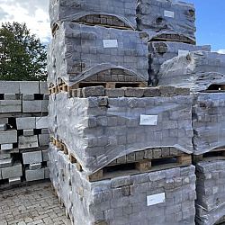 SBP34, Oude Gebakken Klinkers, Keiformaat, Rood-Bruin