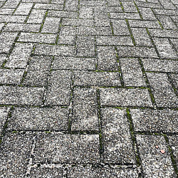 Gebruikte Betonklinkers, Grijs 8cm, werk Zwolle