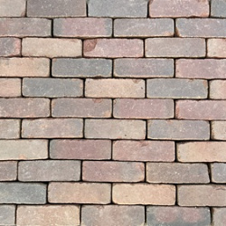 V51, Oude Gebakken Klinkers, Dikformaat, Rood-Bruin
