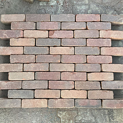 V51, Oude Gebakken Klinkers, Dikformaat, Rood-Bruin