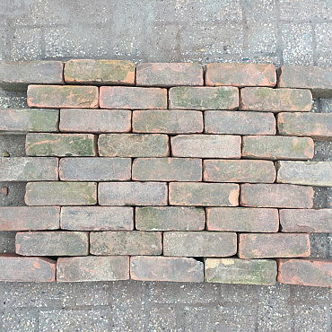 V03, Oude Gebakken Klinkers, Dikformaat, rood-bruin