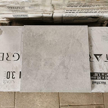 Ca. 5m² Keramische tegels, Pizarra Grey, 60x60x3cm