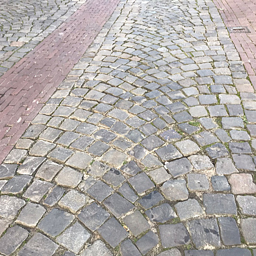 V118, Natuursteen, mix, Grijs Genuanceerd