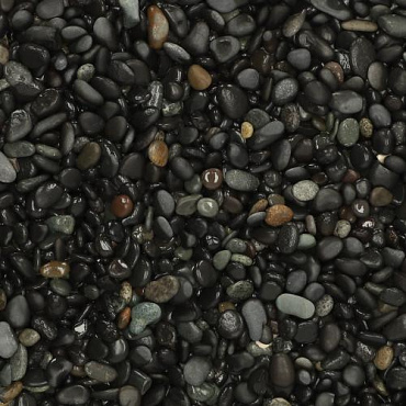 BigBag 1000 kg Beach Pebbles Black 8-16 mm