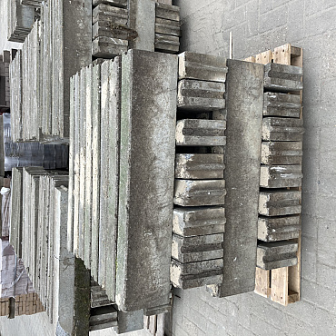 Gebruikte, betonbanden, opsluitbanden, 10x20x100cm (lxbxh)