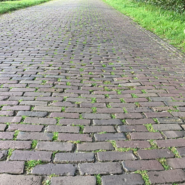 V26, Oude Gebakken Klinkers, Dikformaat, Rood-Paars genuanceerd