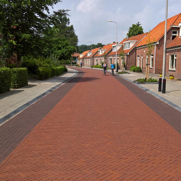 LF 65 Amsterdams rood bezand ongetrommeld