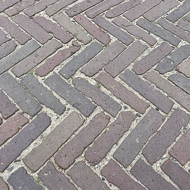 SBP29, Oude Gebakken Klinkers, Waalformaat, Rood-Paars