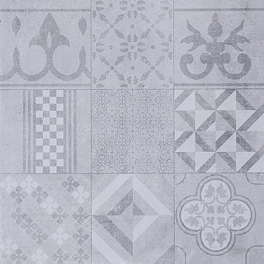 Cremona Mosaico, Grijs, 60 x 60 x 4cm
