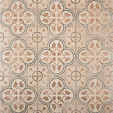 Mosaic Brown, Bruin, 60 x 60 x 3cm