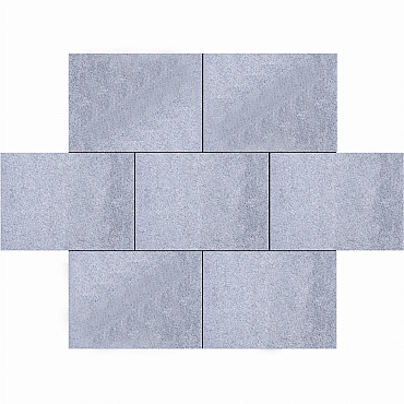 Grigio Misto, Grijs/Zwart, 20 x 30 x 6cm