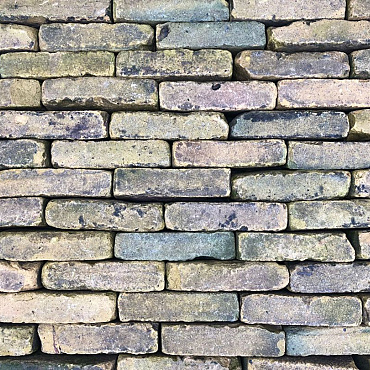 V35, Oude Gebakken Klinkers, Waalformaat, Geel-Brons