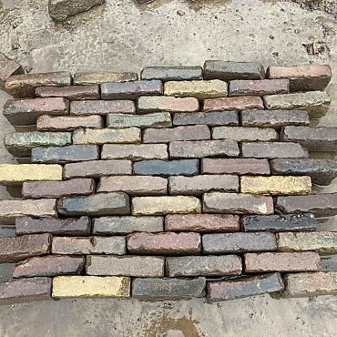 P038, Oude Gebakken Klinkers, Waalformaat, Genuanceerd