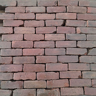 SBV03, Oude Gebakken Klinkers, Dikformaat, Rood Genuanceerd