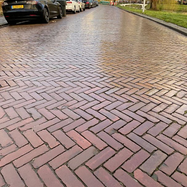 Oude gebakken klinkers, Dikformaat Rood-Paars WVO