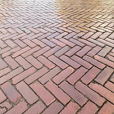 Oude gebakken klinkers, Dikformaat Rood-Paars WVO