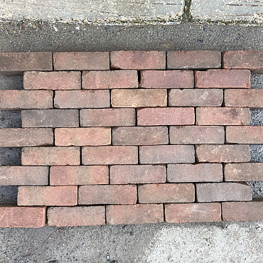 V14, Oude Gebakken Klinkers, Dikformaat, Rood-Bruin
