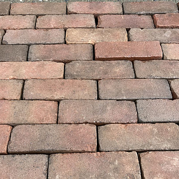V14, Oude Gebakken Klinkers, Dikformaat, Rood-Bruin