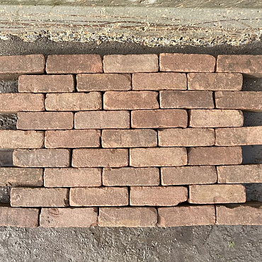 V18, Oude Gebakken Klinkers, Dikformaat, Rood-Bruin