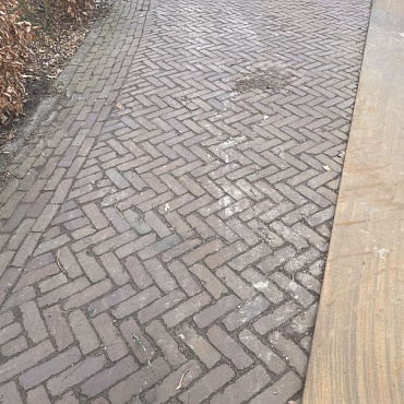 Oude gebakken klinkers, Dikformaat Rood-Paars WASS