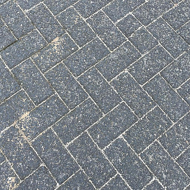 WZu, Gebruikte betonklinkers, Antraciet, 8cm