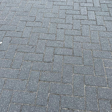 WZu, Gebruikte betonklinkers, Antraciet, 8cm