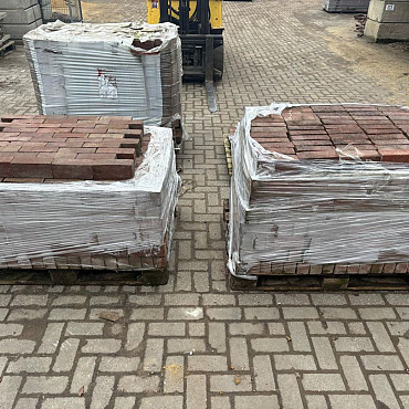P031, Gebakken klinkers, Dikformaat, Rood-Bruin