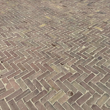 Wolz, Oude Gebakken Klinkers, Dikformaat, Genuanceerd