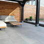 Solido Ceramica 30MM Cemento Black 40x80x3 cm.