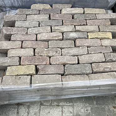 P012, Oude Gebakken Klinkers, Dikformaat, Genuanceerd