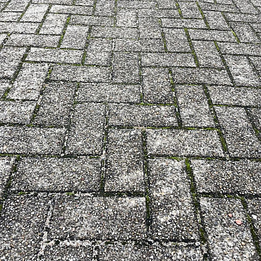 Gebruikte Betonklinkers, Grijs 8cm, werk Zwolle