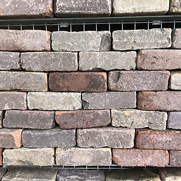 SBV03, Oude Gebakken Klinkers, Dikformaat, Rood Genuanceerd