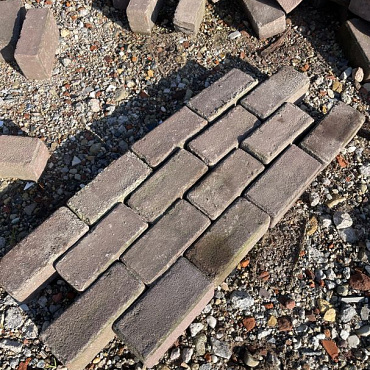 WBL, Gebakken Klinkers, Platkeiformaat, Rood-Oranje