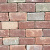 P051, oude gebakken klinkers, Keiformaat, rood
