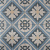 Mosaic Blue, Blauw, 60 x 60 x 3cm